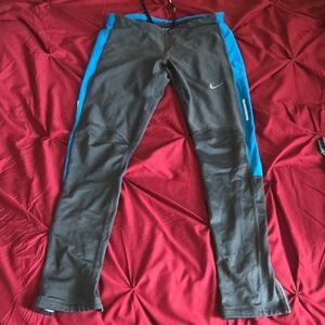 Nike Charcoal and Sky Blue Track Pants